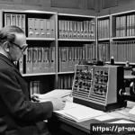 Home 15 얼굴 인식 기술의 역사와 발전 과정 - **Prompt 1: The Genesis of Facial Recognition (1960s Lab)**
"A candid, realistic photograph of a...